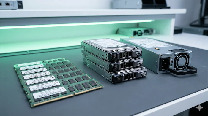 A szerverdokk.hu-tól ilyen szépen megtisztitott, szinte újnak ható alkatrészeket, eszközöket kapsz!