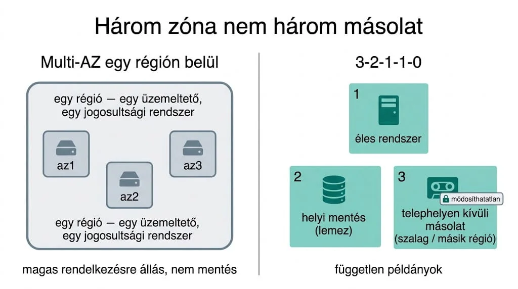 Ransomware-álló mentés 2026-ban: a 3-2-1-1-0 szabály, immutable és air-gap a gyakorlatban
